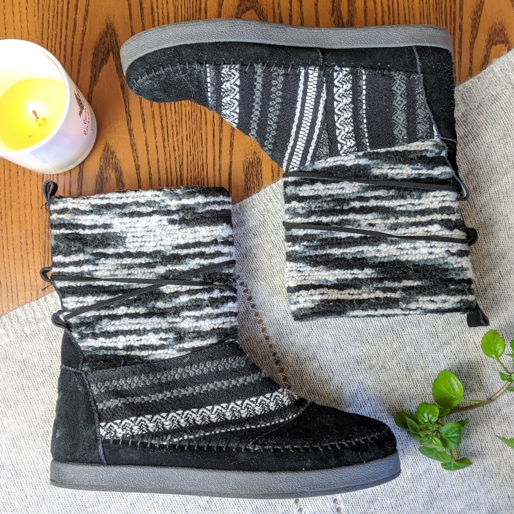 Toms | Nepal Suede & Knit Boot